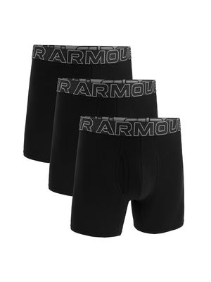 ROPA INTERIOR HOMBRE UA PERFORMANCE COTTON - SOLID 6IN 3PK