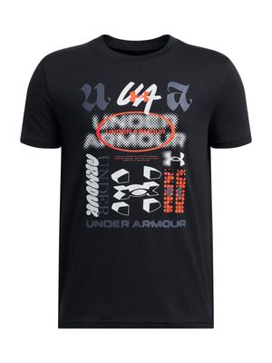 REMERA NIÑO B ALL OVER LOGO SS