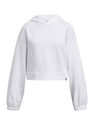 BUZO para NIÑA UA RIVAL HOODIE (100)WHITE